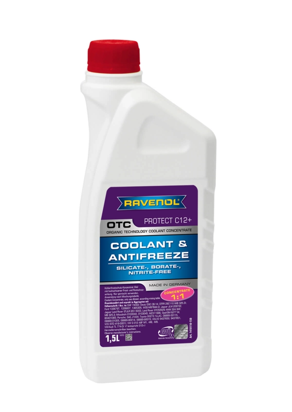 1,5 Liter RAVENOL OTC Protect C12+ Concentrate – Kylarvätskekoncentrat