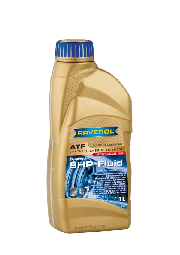 1L RAVENOL ATF 8HP Fluid – syntetisk ATF-olja för ZF 8HP automatväxellådor