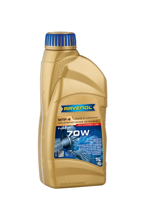 1L RAVENOL MTF-4 SAE 70W – Fullsyntetisk Växellådsolja  för VW, Audi, SEAT & Škoda