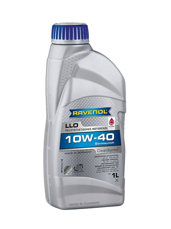 RAVENOL LLO SAE 10W-40 Motorolja VW 505 00 ACEA A3/B4