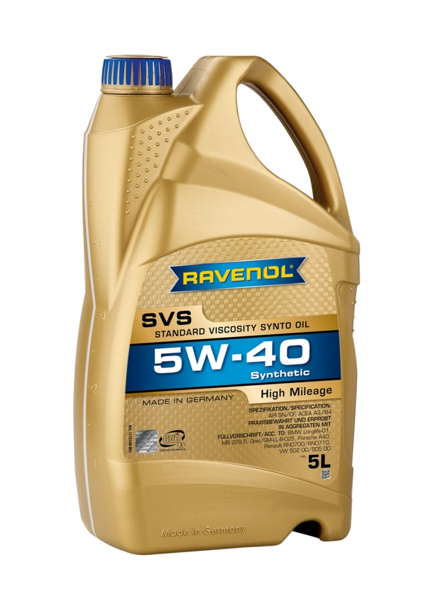 5L RAVENOL SVS Standard Viscosity Synto Oil SAE 5W-40